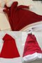 6 Pieces Red Fleece Santa Claus - Santa Claus Hat with White Pompom (KIDS-ADULTS) New Year's Hat - 2