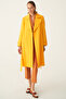 Anderson Regular Fit Men's Collar Below Knee Tangerine Color Women's Trench Coat - 3