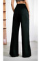 Felix Black Lycra Women's Wide Leg Jeans - Loose Wide Leg Jeans (SUPER HIGH) - 3