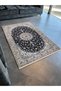 Light Tone Beige Blue Themed Traditional Motif Ethnic Patterned Creative Vintage Decorative Rug 2395 - 3