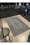 Gray Beige Themed Traditional Motif Ethnic Floral Patterned Vintage Decorative Carpet 2392 - 2