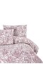 Cotton Collection Ranforce Double Duvet Cover+Pillow Cover Claret Red