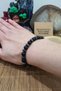 Hematite, Onyx Natural Stone Bracelet 8 Mm (AA Quality) (Color of Nobility) - 2