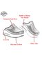 Air Sole Orthopedic Sabo Slippers Doctor Nurse Hospital Cook Slippers 418 Peacock - 2