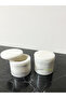 Natural White Marble Spice Bowl Set 2 pieces with lid marble spice bowl & sauce bowl - 3