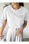 Women's White Sunshine Printed Oversize T-shirt