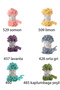 Scarf Puffy 100% Hand Knitted 200 * 22 cm - 5