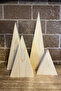 Christmas Trees - Set of 4 Wooden Trees and DIY Triangles