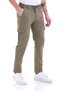 Khaki Dynamic Fit Patterned Cotton Side Pocket Jogger Pants - 4