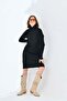 Women's Patterned Knitwear Dress - 3