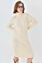 Women's Patterned Knitwear Dress - 2
