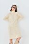 Women's Patterned Knitwear Dress - 4