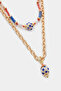 Marine Cobalt Blue Color Necklace - 2