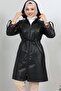5012 Short Leather Coat Black - 2