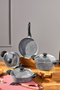 طقم أواني طهي MaxxCook من الجرانيت، 7 قطع - 2