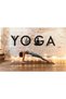 Decor Painting for Yoga Halls and Rooms with "Yoga" Lettering