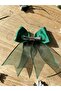 New Year's green star and chiffon ribbon buckle - 2
