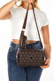 Patterned Cross Strap Shoulder Bag - 5