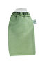 Thin Pore Butterfly Green Cuffed Bathroom Bridal Dowry Spa and Bath Washcloth for Sensitive Skin - 2