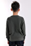 İZMİR BOY'S KHAKI CYCLING COLLAR FLAT KNITWEAR SWEATER - 7