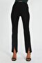 Black High Waist Slit Women's Trousers Mg1651