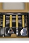 STEEL PEELER SET GOLD 4 PIECES - 2