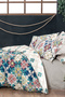 Cardinal Green Double 100% Cotton Poplin Double Sided Duvet Cover Set - 3