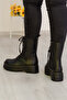 Women's Waterproof High Sole Winter Boots - 5