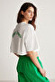 Carıssa Crop Oversize Single T-shirt - 5