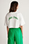 Carıssa Crop Oversize Single T-shirt - 6