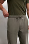 Walsh Men's Pique Look Special Fabric Flexible Double Leg Corded Elastic Waist Khaki Trousers - 4