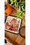2 Decorative Autumn Themed Cocktail Serving Napkins - 2