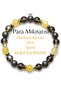 Pyrite, Smoky, Citrine Real Natural Stone Bracelet 8 mm