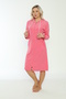 hooded line print Zipper Dress - 6