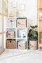 Jute In-Cabinet Organizer Jewelry, Makeup, Bathroom, Office Organizer Storage Box 25x25x25 cm - 4