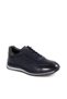 Tugerdi Genuine Leather Navy Blue Rubber Sole Lace-Up Men's Sports Shoes TG09855131717 - 2