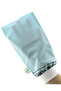 Thin Pore Butterfly Mint Cuffed Hamam Bridal Dowry Spa and Bath Washcloth for Sensitive Skin