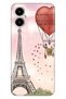 X3 Case Silicone Patterned Illustrated Cover Eiffel / Paris