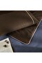 Riven Double Piping Duvet Cover Set Anthracite - 2