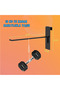 Wire Board Hook 15cm Black Color 100Pcs Shelf and Stand Hanger Hook for Home and Store Organization - 2