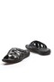 Genuine Leather Black Rubber Sole Classic Knitted Men's Slippers TG09952131430 - 3