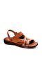 Leather Tan Rubber Sole Classic Men's Sandals TG099521311015 - 2
