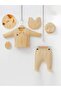 Baby Newborn 5-Piece Gloves Bib Hat Top and Pants Set 0-3 Months