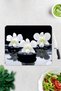 3 Orchids on Stone |   Glass Cutting Board - Glass Cutting Table |   29cm X 34cm - 4