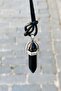 Unisex Black Onix Stone Necklace - 2