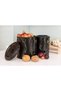 Metal Potato Onion Bucket - Crisper - Potato Onion Basket Set of 2, Marble Black Efb2350-set - 2