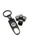Volkswagen Amarok Metal Keychain and Valve Cover Set (Black-White) - 2