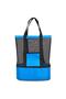 Camping Beach Picnic Travel Bag with Icebox Thermos Food Beverage Fruit Cold Holder Bag (blue) - 5