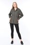 Women's Khaki Slit Detailed Seasonal Khaki Sports Jacket - 4