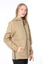 Women's Seasonal Beige Sports Jacket with Slit Detail - 2